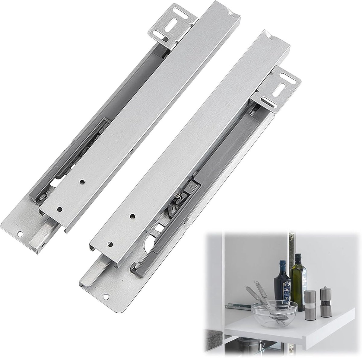 1 pair of guides for 300mm drawers - ShopVlot