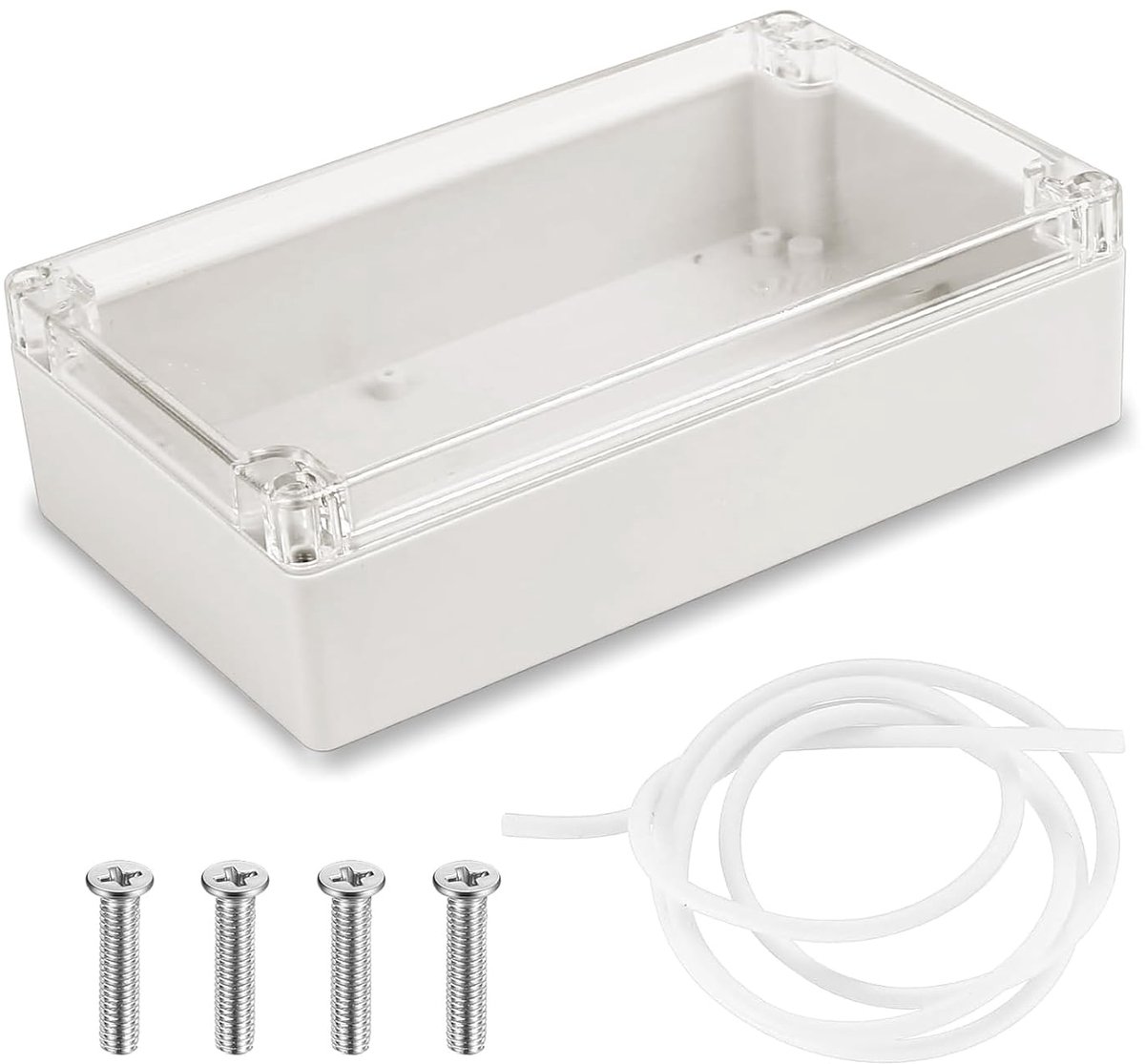 Waterdichte behuizing IP65 - transparante deksel - ABS materiaal - bescherming tegen water en stof - ShopVlot