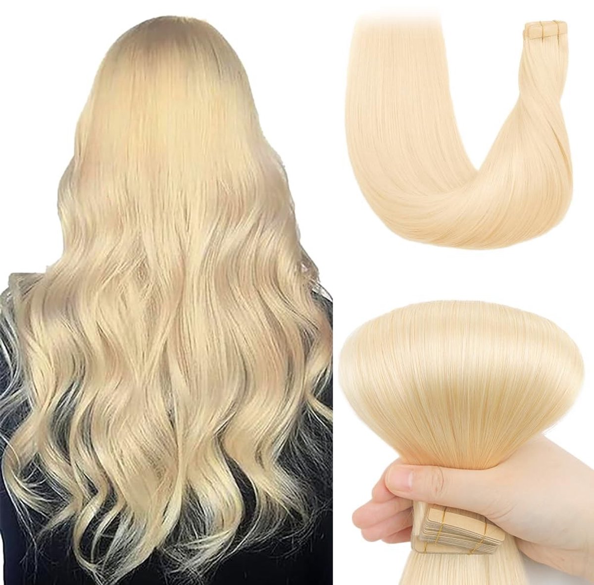 Omgoods - Tape Hair Extensions - 20 Stuks 40cm 40g