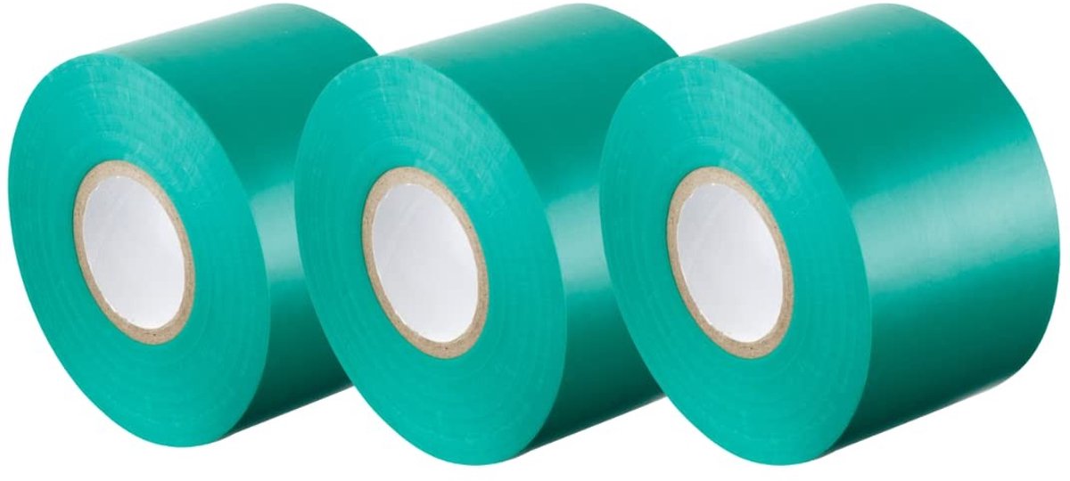 Omgoods - Isolatietape Groen voor Kabels 50mm x 33m