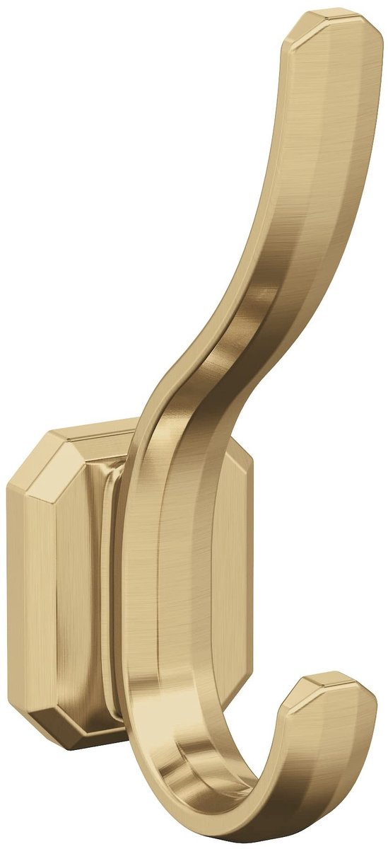 Omgoods - Decoratieve Wandhaak Dubbele Prong Champagne Brons