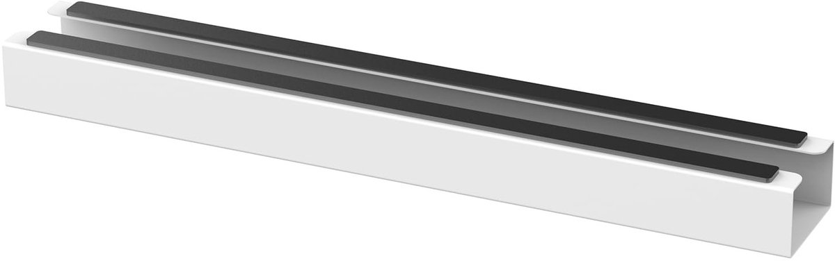 Omgoods - Conecto Kabelgoot voor Bureaus - Magnetische Bevestiging van Hoogwaardig Staal - 35 cm - Wit