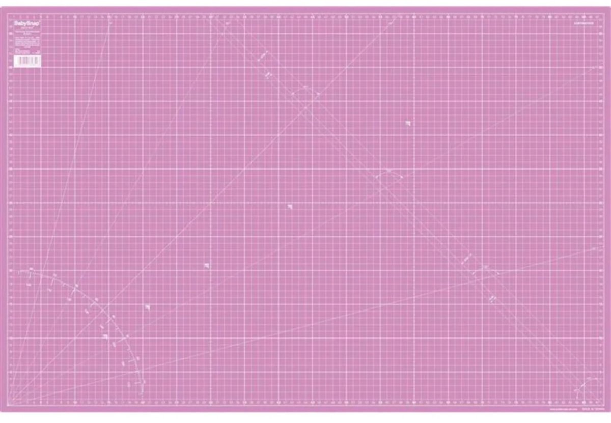 Babysnap Snijmat 90x60cm rose