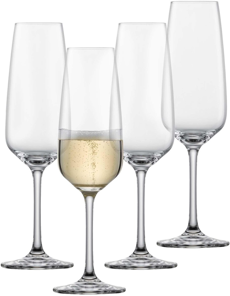 Omgoods - Set van 4 Tijdloze Champagneglazen van Tritan Kristal