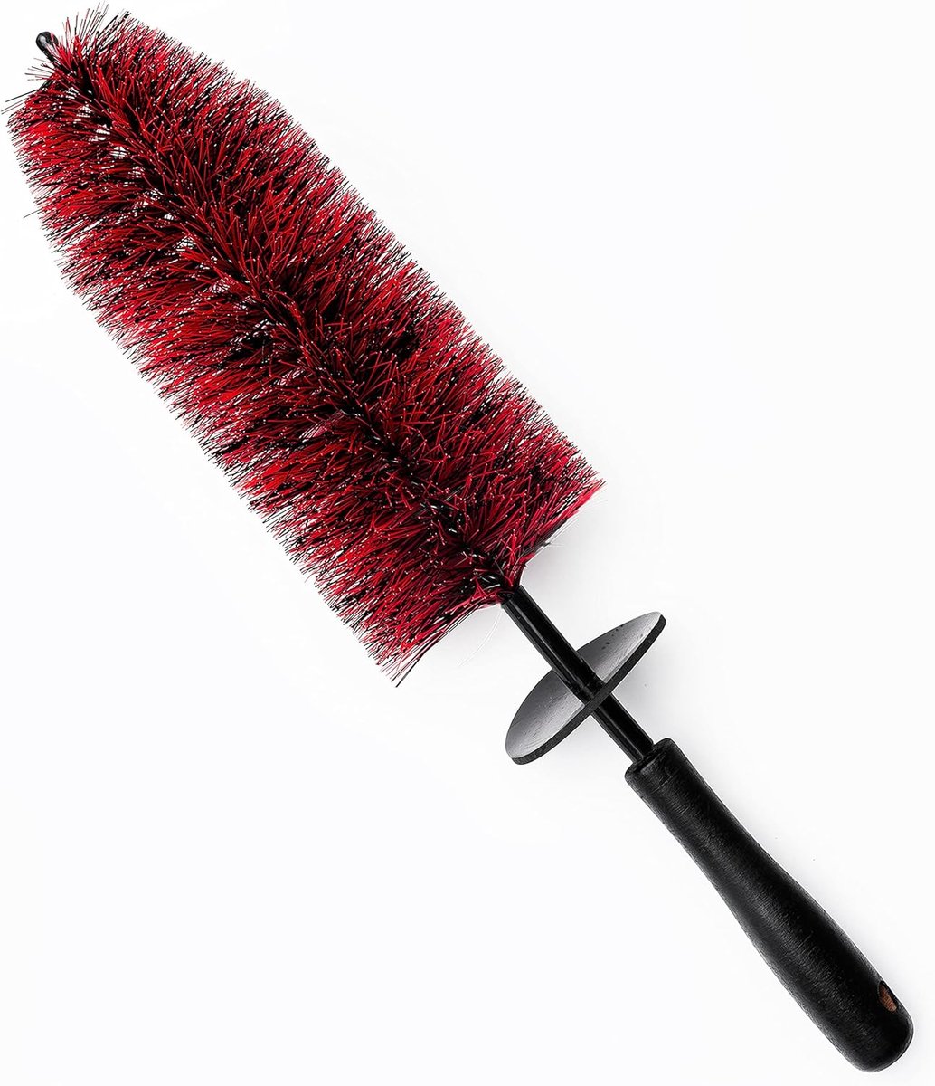 SnelShoppen - K2 Velgenborstel Scepter - Effectieve Rim Cleaning Brush - Perfecte Reiniger voor Vervuiling in Ongankelijke Hoeken - Ideaal voor Auto,