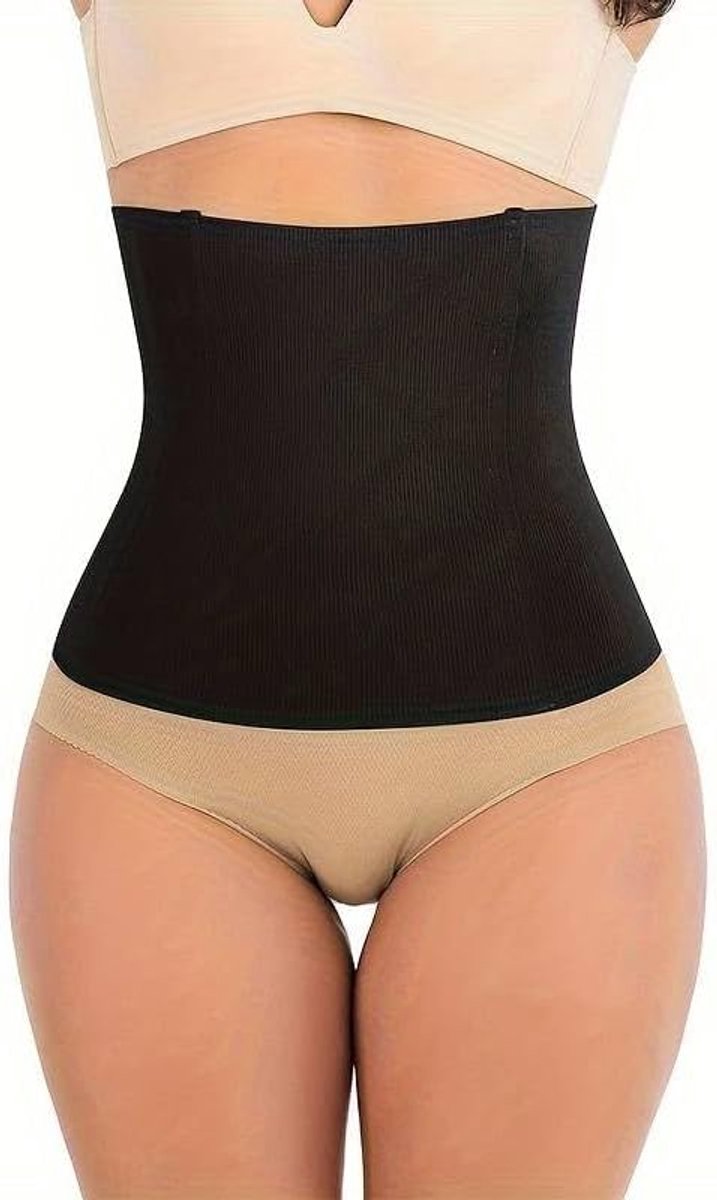 TM onzichtbare buiktrimmer, body shaper trimmer, afneembare riem, onzichtbaar ondergoed, zwart, 34-36