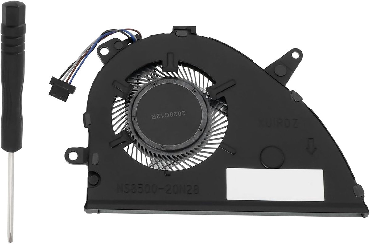 1 st 4-pins CPU koelventilator vervangingsonderdeel L25584-001 NS85B00-17K24 Compatibel met HP Pavilion 15-CS 15-CW serie laptop