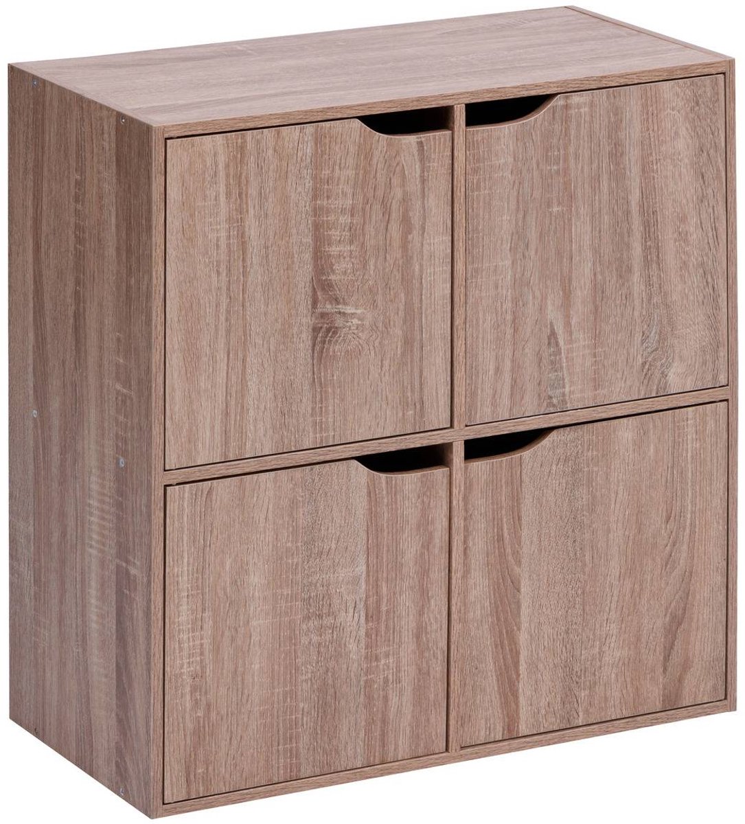 Houten plank met 4 deuren MIX'N DOOR