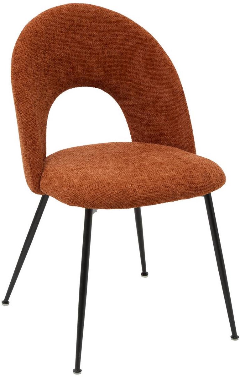Chaise Raven H.81cm rouge