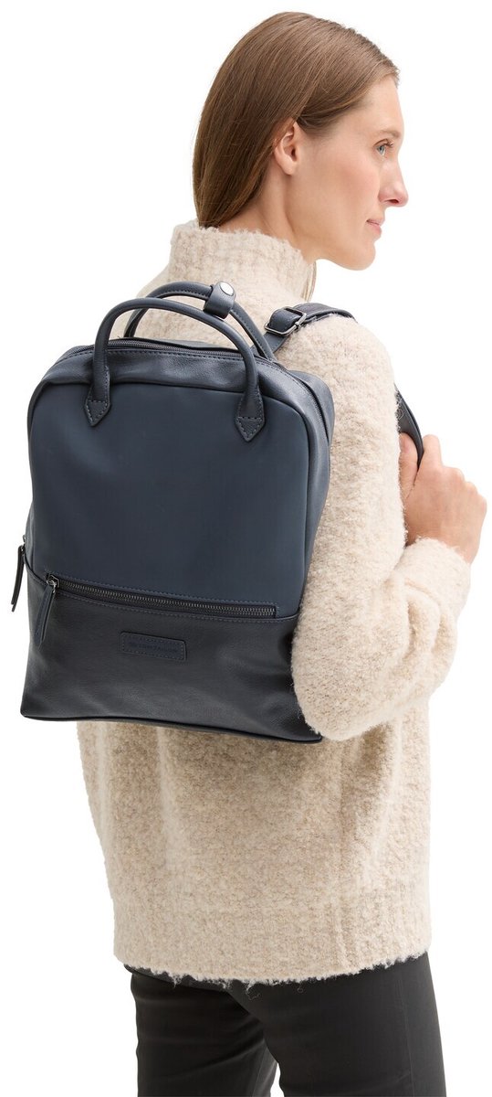 Tom Tailor - TTGIA L rugzak van imitatieleer - Maat ONESIZE - dark blue