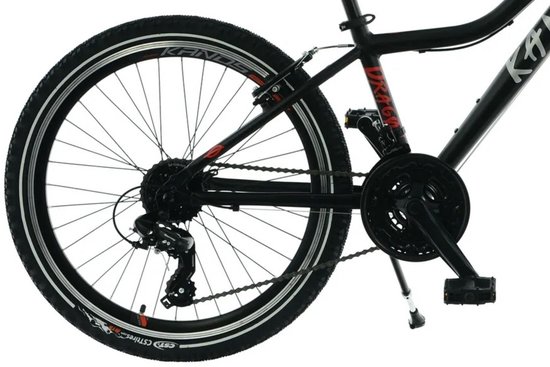 Kands Dragon - Kinderfiets - 24 inch - 21 versnellingen - Shimano - V-brake - 130-165 cm - Zwart - Jongen — afbeelding 4