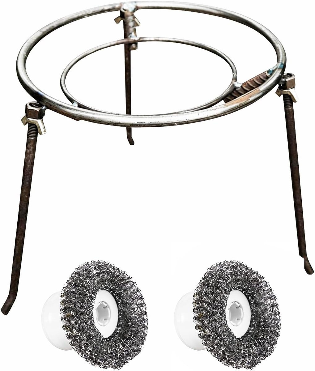 SnelShoppen - Fire Tripod voor Koken, Camping Pot, Verwijderbare Pot Houder, Buitenkeuken voor BBQ, Tuin en Kampeeractiviteiten