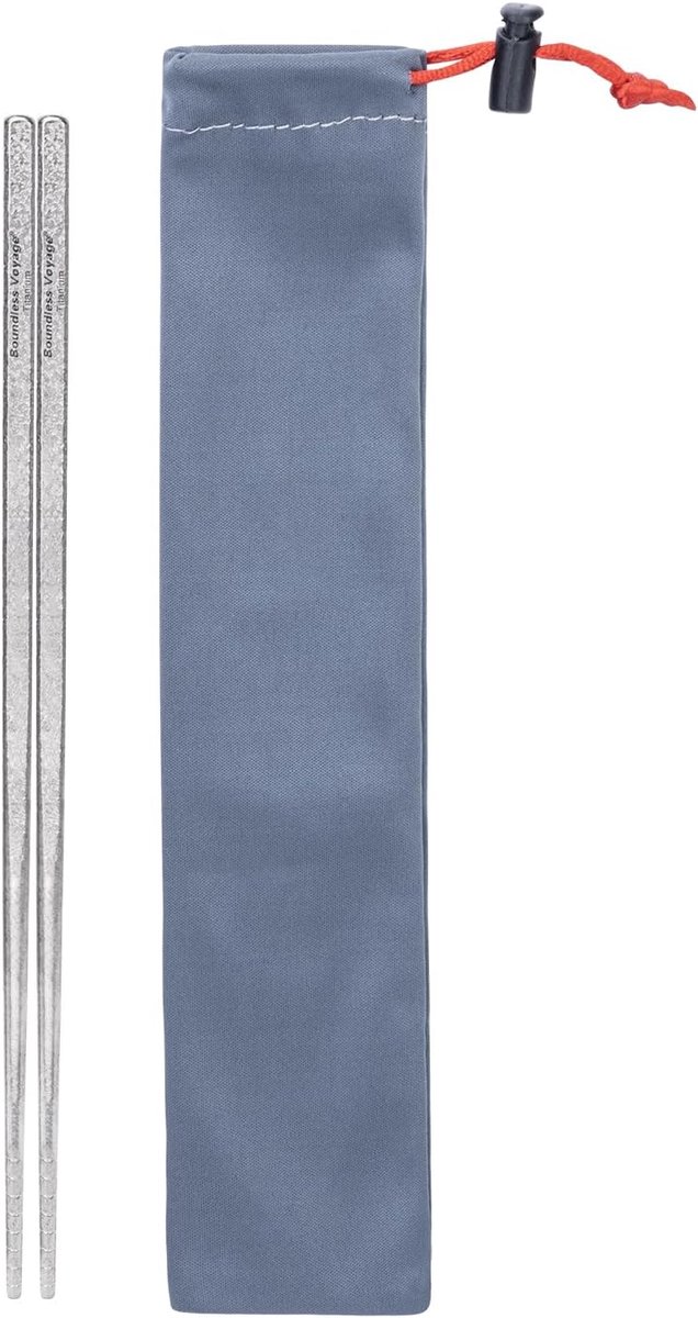 SnelShoppen - Titanium Eetstokjes 23 cm - Food Safe en Antislip - Herbruikbare Zware Sticks voor Volwassenen - Ideaal voor Keuken en Feesten