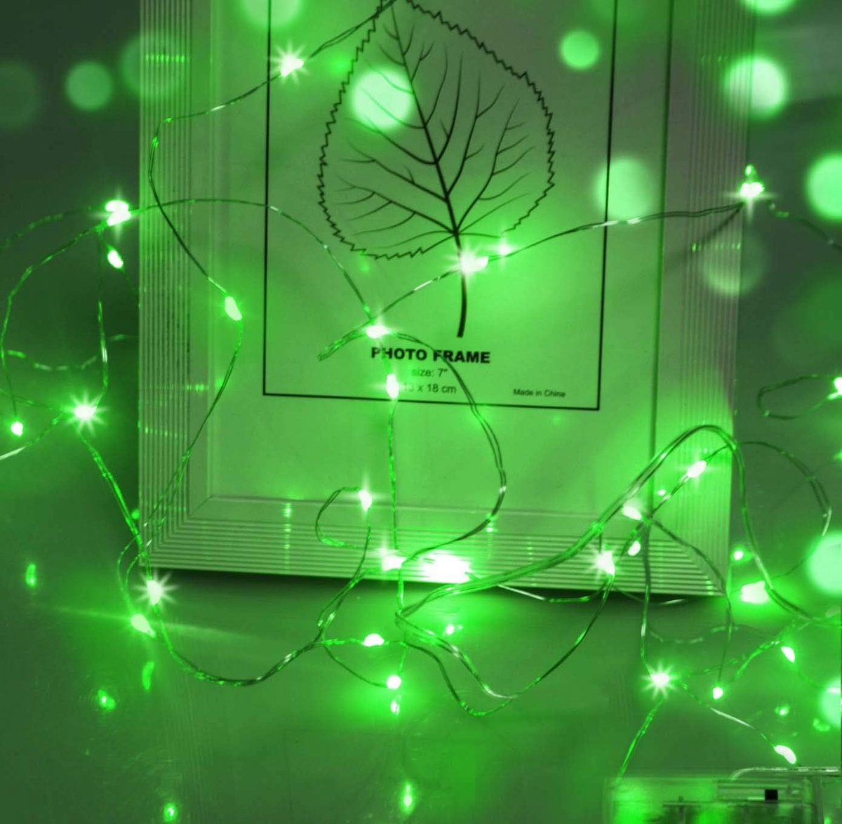 SnelShoppen - LED Fairy Lights 3m 30 Micro LEDs, Batterij Operated, Zilver Coated Koper Draad Feestverlichting voor Binnen Buiten, Tuin, Kerst, Bruilo