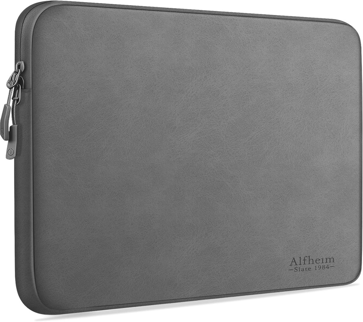 SnelShoppen - 15.6 Inch Laptop Sleeve - Waterdichte Shockproof Laptop Beschermhoes - Dikke en Lichtgewicht PU Leren Sleeve voor Mannen en Vrouwen