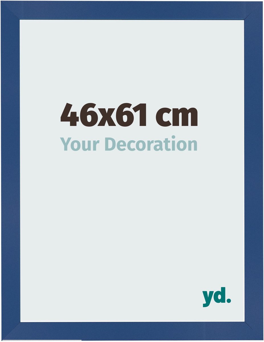 Your Decoration - Fotolijst 46x61 cm - MDF - Donkerblauw - Bologna