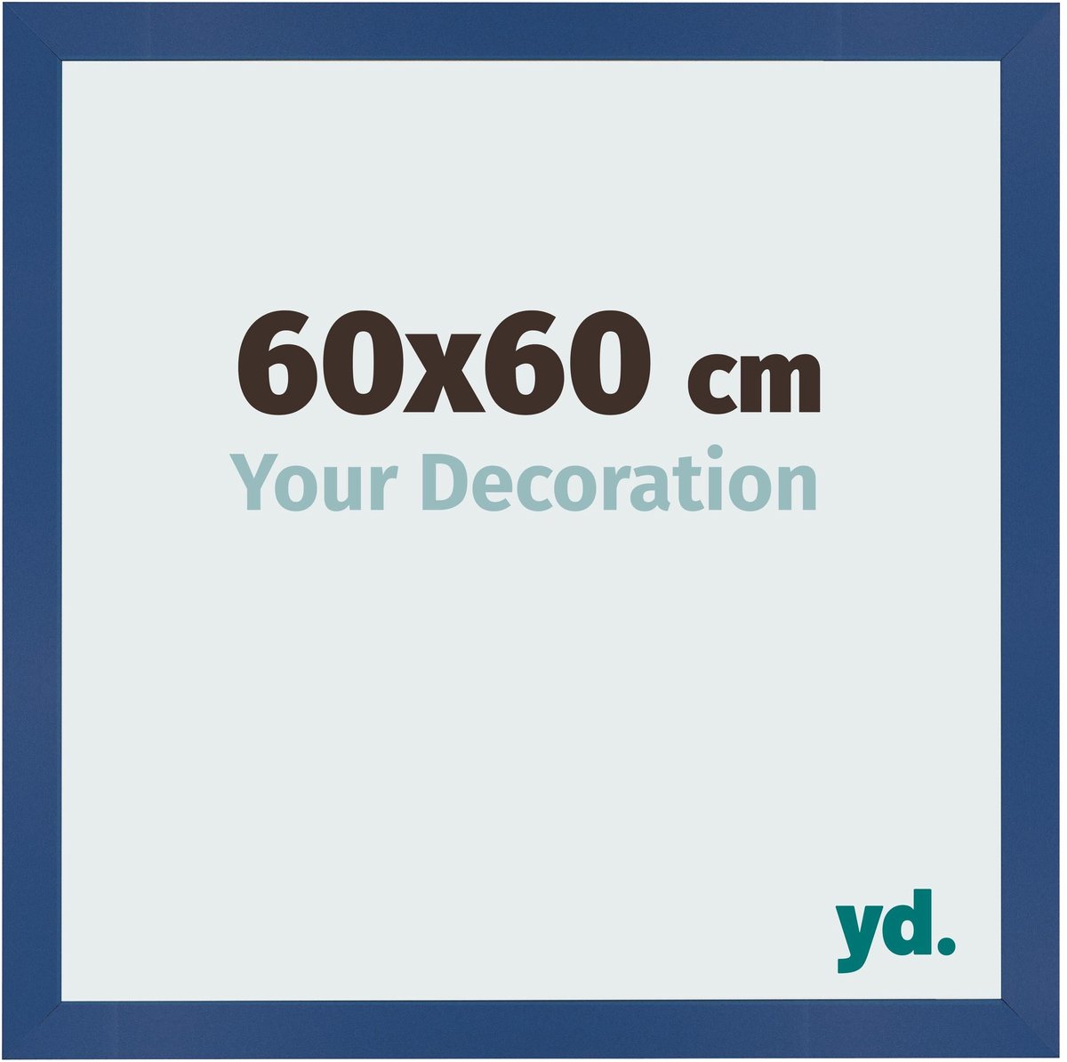 Your Decoration - Fotolijst 60x60 cm - MDF - Donkerblauw - Bologna