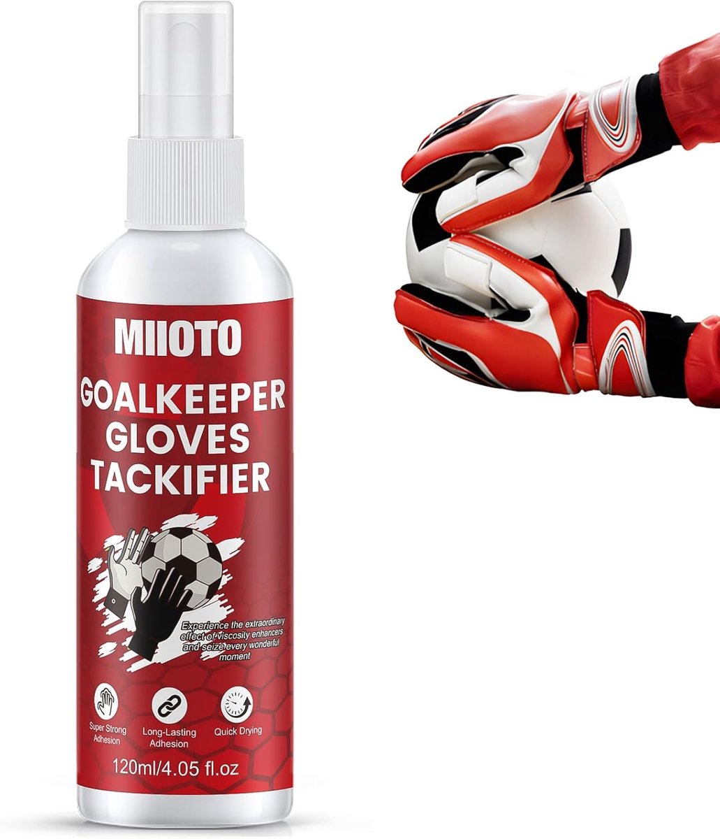 SnelShoppen - Gripmode Spray voor Keepers - 120ml Grip Spray voor Goalkeeper Handschoenen - Non-slip, Sterke Hechting, Betere Grip en Stabiliteit tijd