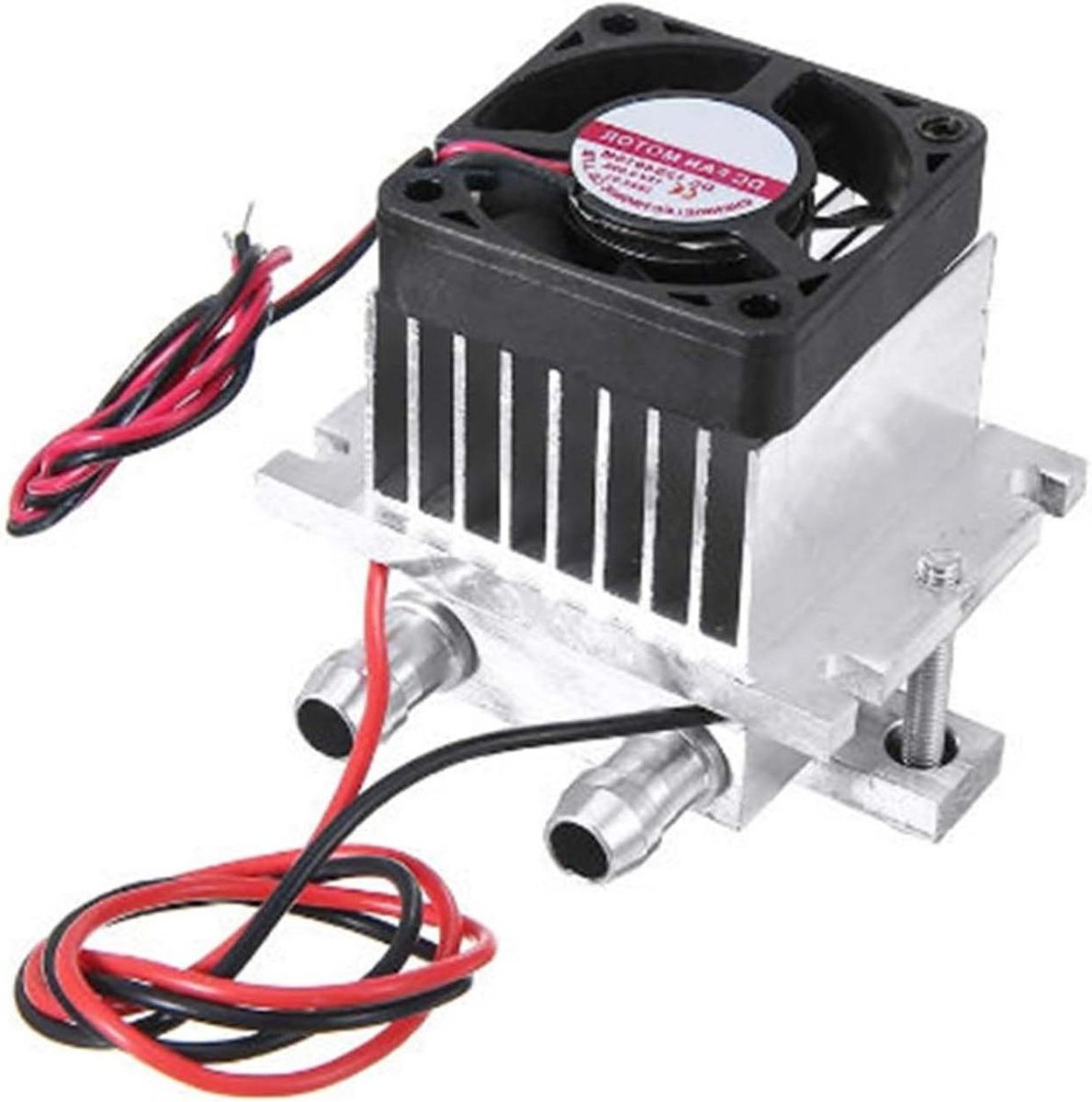 Peltier Module Koeler - TEC Koeler Waterkoeler Kit - Elektronica Koelen - Halfgeleider Koelplaat - 40x40mm - Zilver