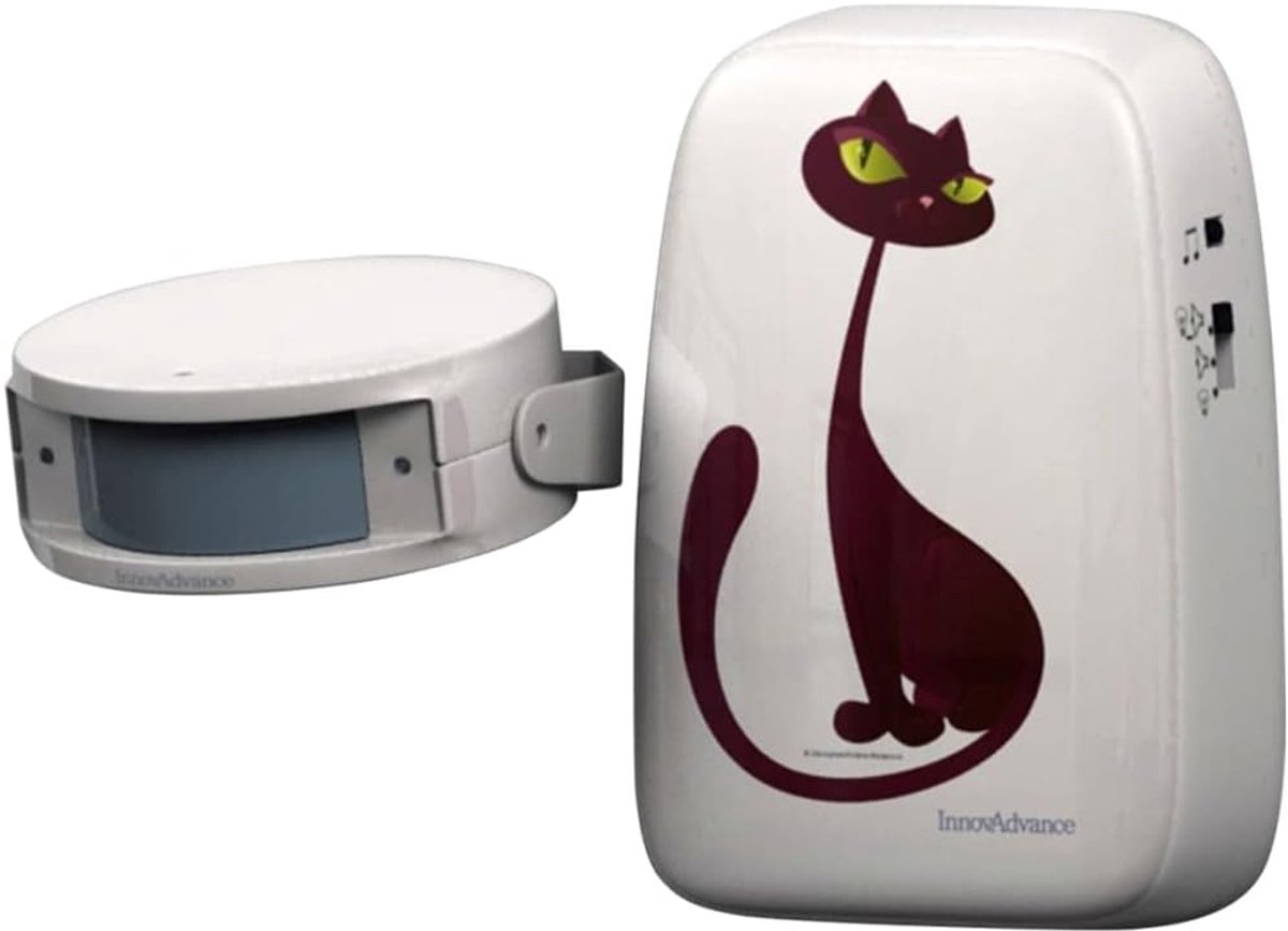 SnelShoppen - Cat Doorbell voor Katten en Honden - Witte Dier Deurbel - Perfect voor Huisdieren - 1 Stuk - Ideaal voor Thuisgebruik en Buiten - Diervr