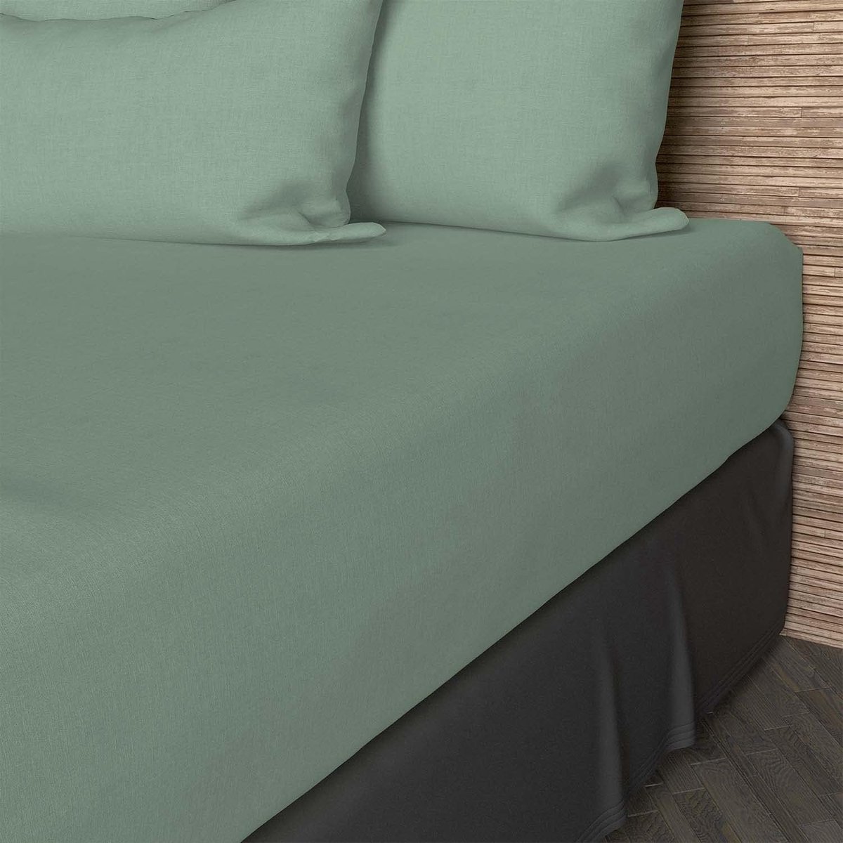 SnelShoppen - Fitted Sheet 2 x 70 x 190 cm Mustard Katoen 57 Draadjes/cm² Hoekhoogte 30 cm Machinewasbaar voor Bedden, Camping, Kinderen