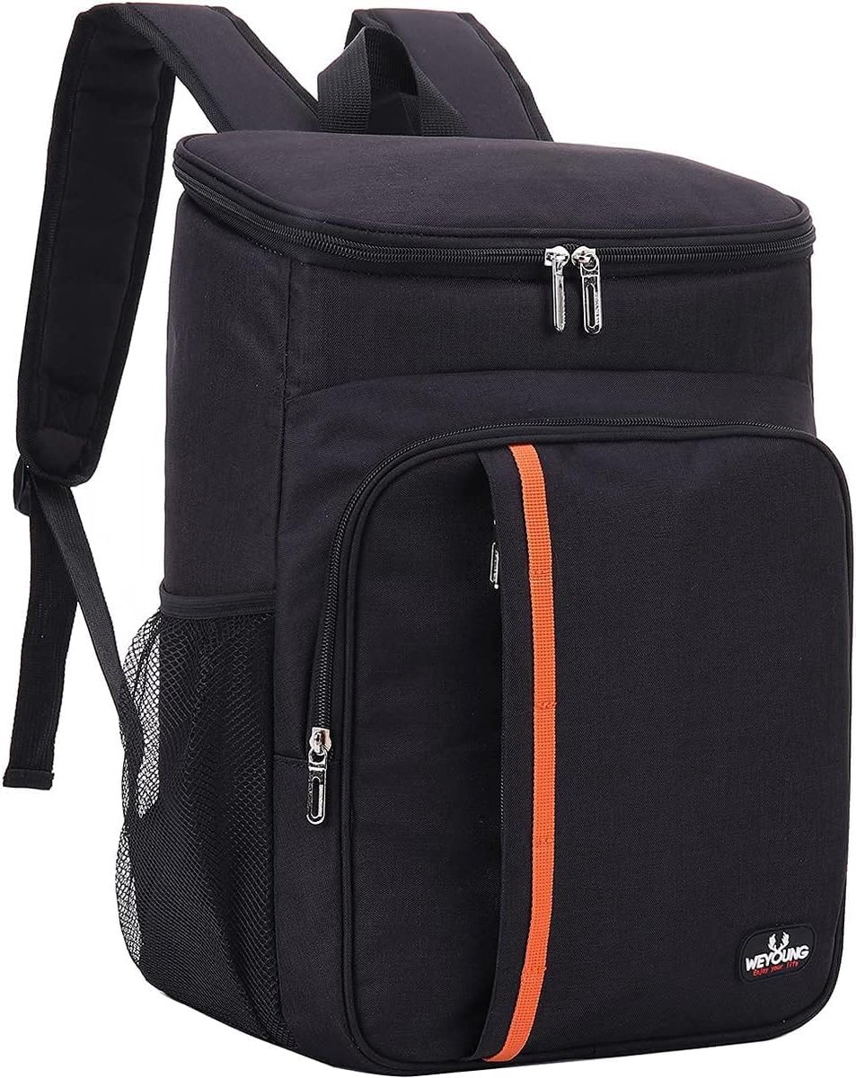 SnelShoppen - 28L Cooler Backpack - Thermische Rugzak voor Picknick, BBQ, Kamperen en Winkelen - Waterdichte Insulated Koeltas - Ideaal voor Mannen en