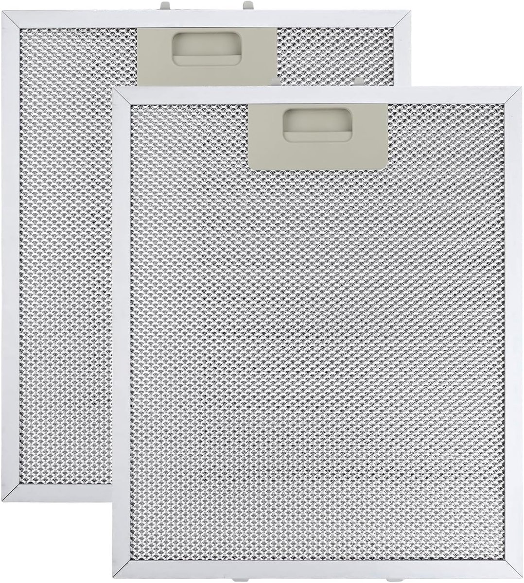 SnelShoppen - Set van 2 340 x 280 mm Afzuigkapfilters voor Hoge Temperatuur Weerstand en Hoge Olie Opslagcapaciteit - Vervangingsonderdeel voor Keuken