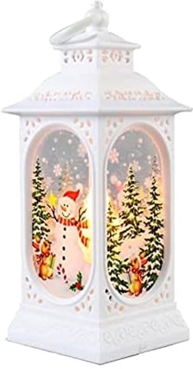 2 stuks kerstkaarsen, vintage decoratieve lantaarns 4,92 inch/12,5 cm, buitenkaarsen met L