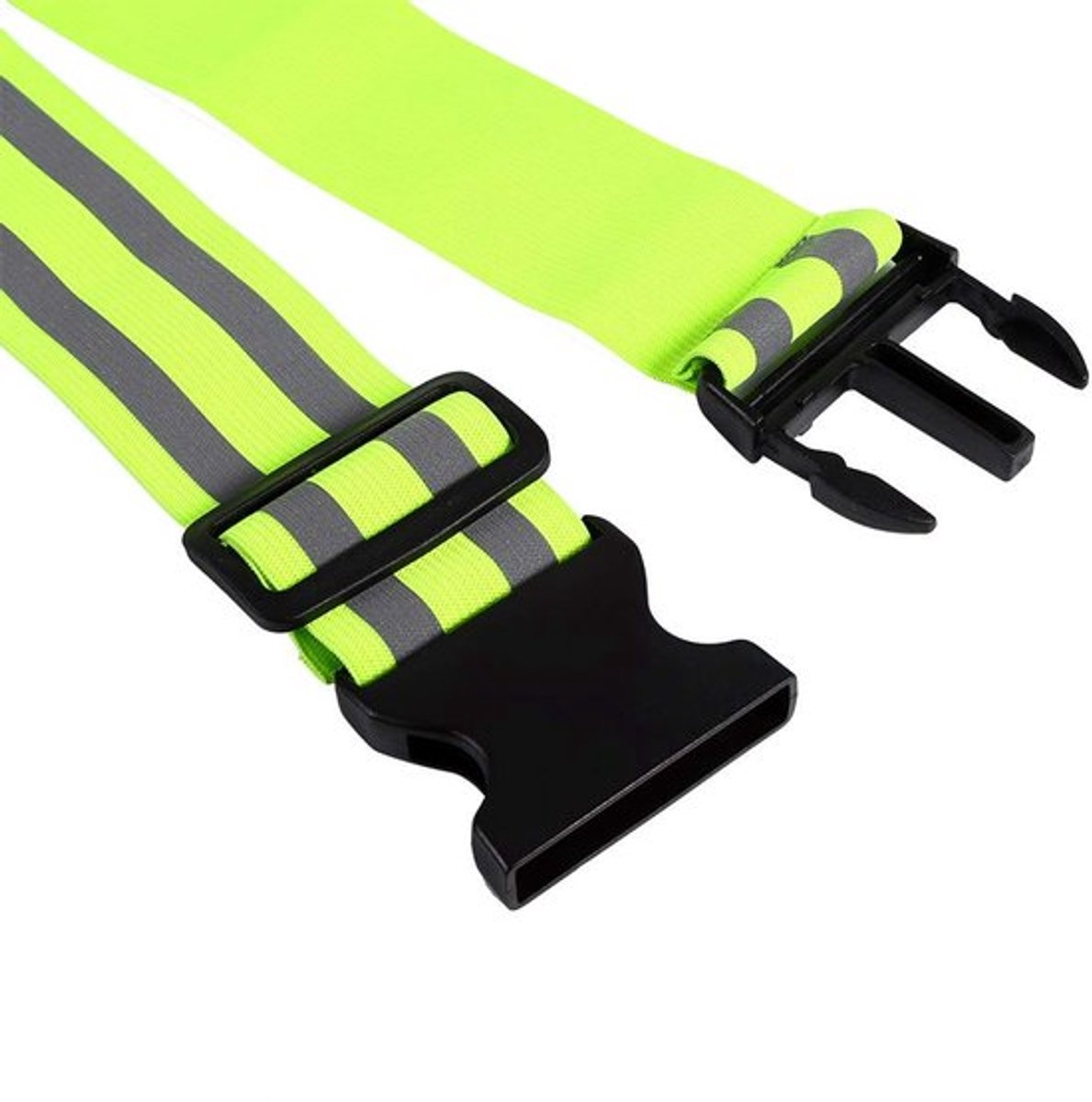 Hi Vis Sash Hoge zichtbaarheidsbanden Polyester stof Reflecterende uitrusting met hoge zichtbaarheid Verstelbare veiligheidsgordel Elastiek voor buitensporten