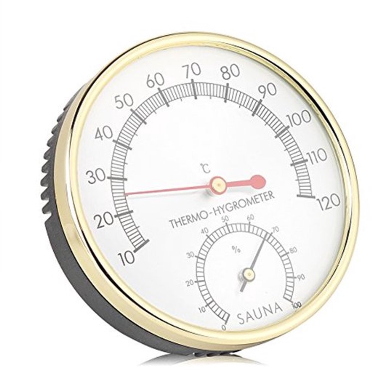 Metalen wijzerplaat sauna hygrometer binnen thermometer hygrometer sauna kamer hygro-thermometer accessoire