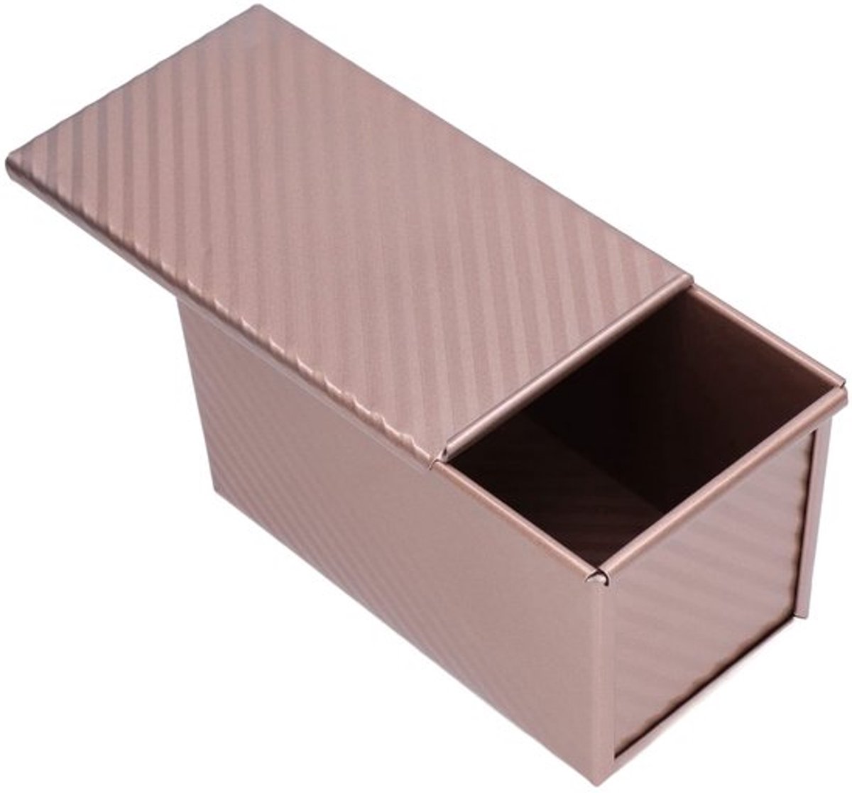 Broodpannen, Toastbroodvorm, Rechthoekige Toastbroodvorm, Koolstofstalen Antiaanbak Broodbakvorm, Brooddeegbakvorm voor Thuis, Keuken, Bakkerij, Taartgereedschap, 21,5 x 12 x 11,3 cm (Rozerood)
