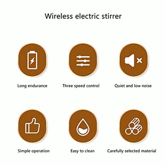 Melkopschuimer, eiklopper, huishoudelijke miniblender, multifunctionele elektrische blender, draagbaar, draadloos schuim - roze van Merkloos — afbeelding 4