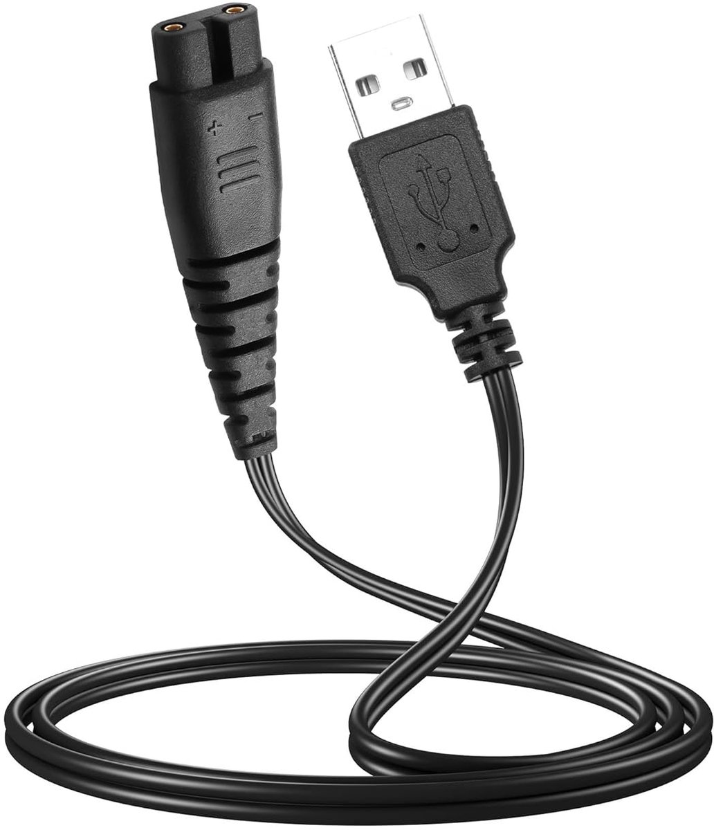SnelShoppen - Oplaadkabel voor Haartrimmer en Baardtrimmer - USB Vervangingskabel - Compatibel met Diverse Modellen - 5V Stroomkabel - Ideaal voor Thu
