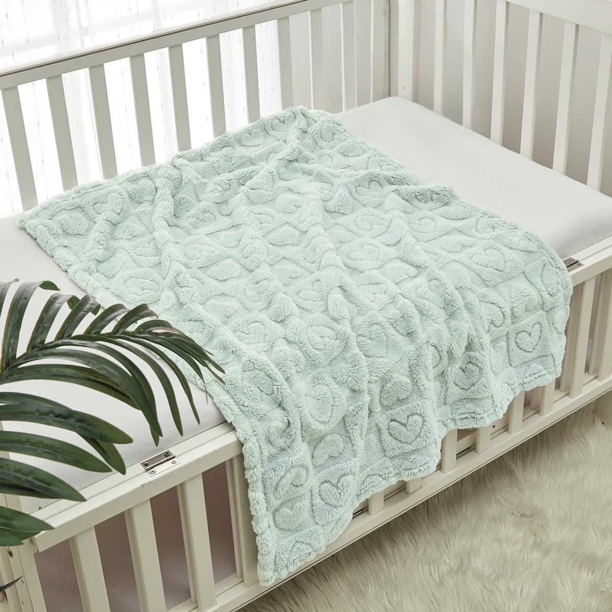 Gezellige Zachte Warme Sherpa Knuffeldeken 75cm x 100cm voor Baby's - Perfect Kraamcadeau