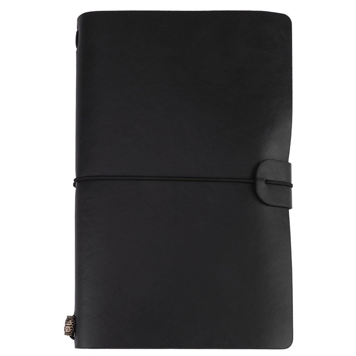 SnelShoppen - Handgemaakt Lederen Notitieboek, Klassiek PU Lederen Reisnotitieboek, Persoonlijk Dagboek, Navullbaar Notitieblok, Cadeau voor Mannen en