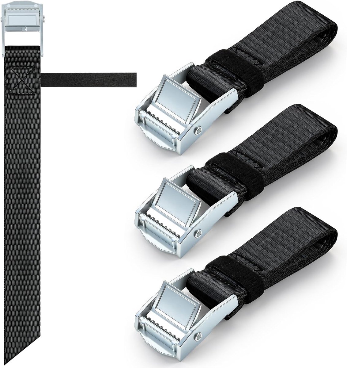 SnelShoppen - Lashing strap 0.5 m - Sterke spanband, veelzijdig gebruik, ideaal voor camping, tuin, transport, en bevestigen van goederen, duurzaam ma