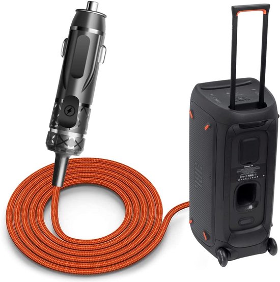 SnelShoppen - DC Adapter 12V Oplaadkabel - Autolader voor Draagbare Bluetooth Party Speaker - Ideaal voor JBL Partybox 310, 300 & 200 - Car Charger vo van Snelshoppen — afbeelding 3