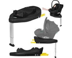 Lionelo Astrid i-Size Base Plus ISOFIX Autostoelbasis - 180° Draaibaar - Klikbevestiging - i-Size R129/03 - Steunpoot - Kleurindicatoren - Compatibel met Lionelo Astrid i-Size