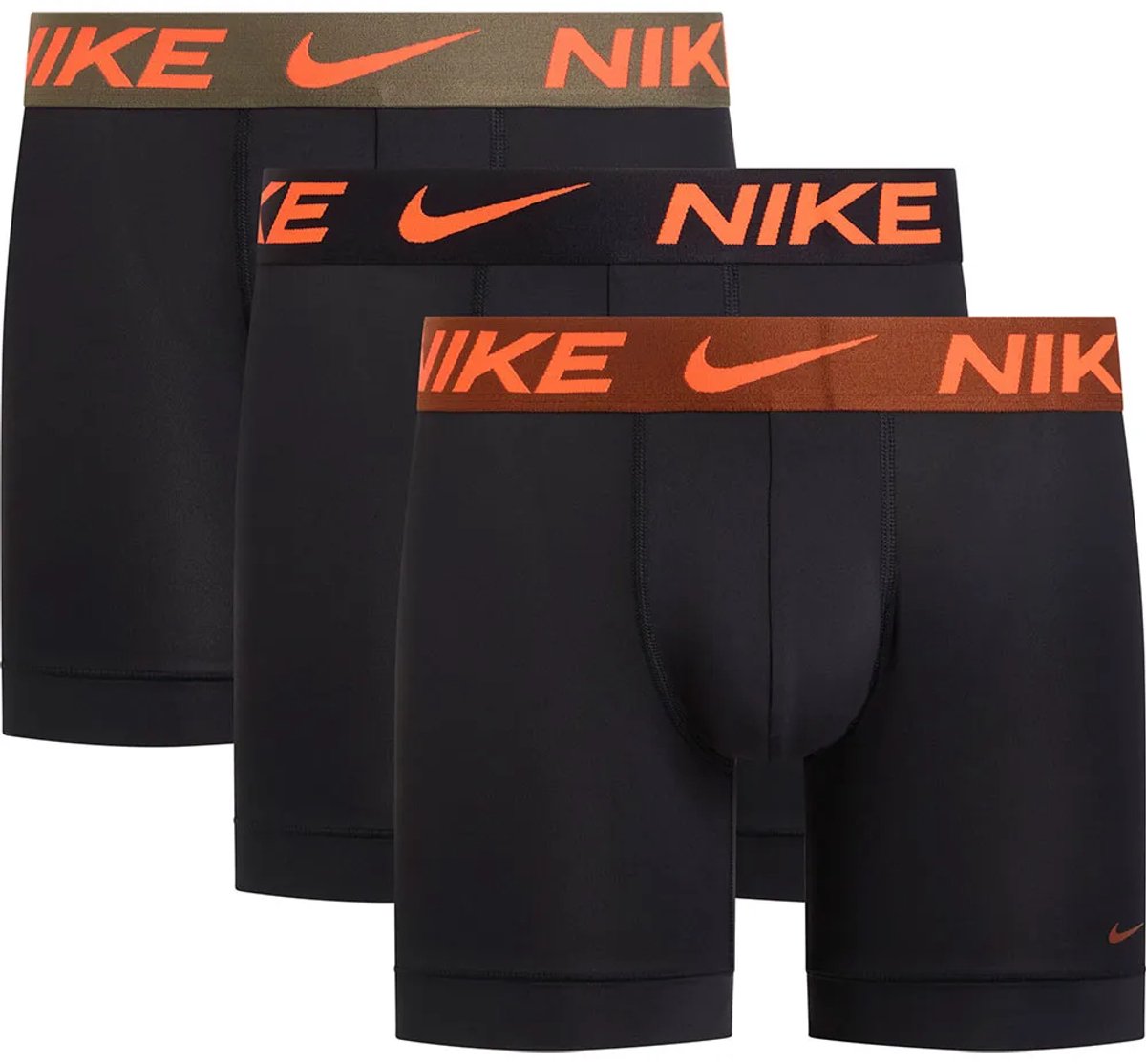 Nike Dri-fit Essential Brief Boxers 3 Eenheden Zwart L Man