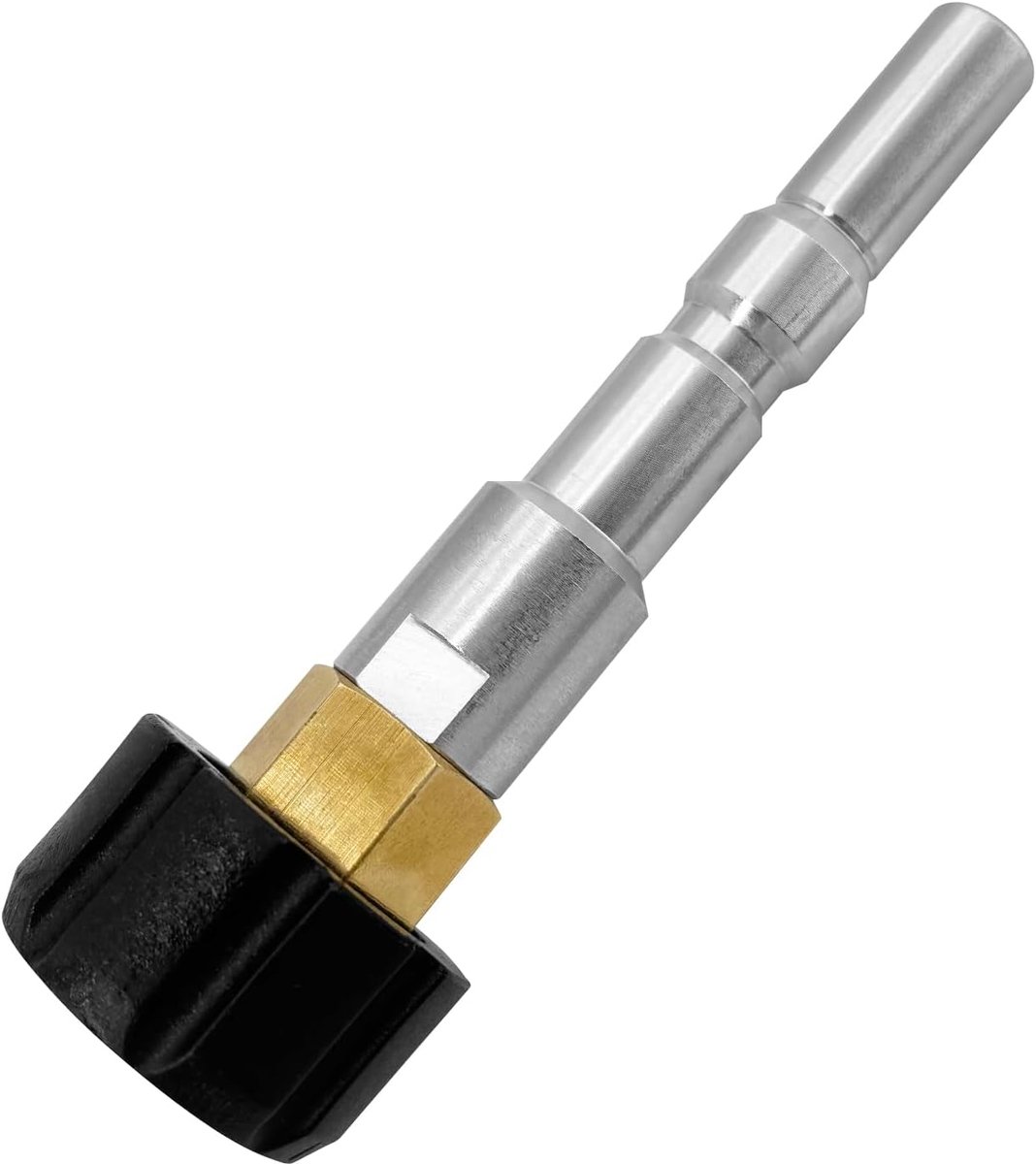 SnelShoppen - Adapter plug nipple D12 M22 x 1.5 IG voor hogedrukreiniger, snelkoppeling, accessoires voor tuin, Kärcher, Kränzle, WAP, Alto