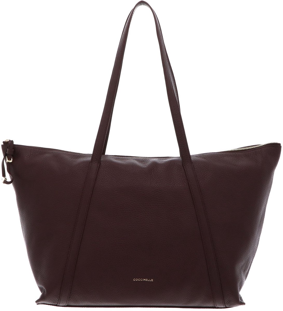 COCCINELLE Leren shopper Nory Handbag Berry donkerpaars