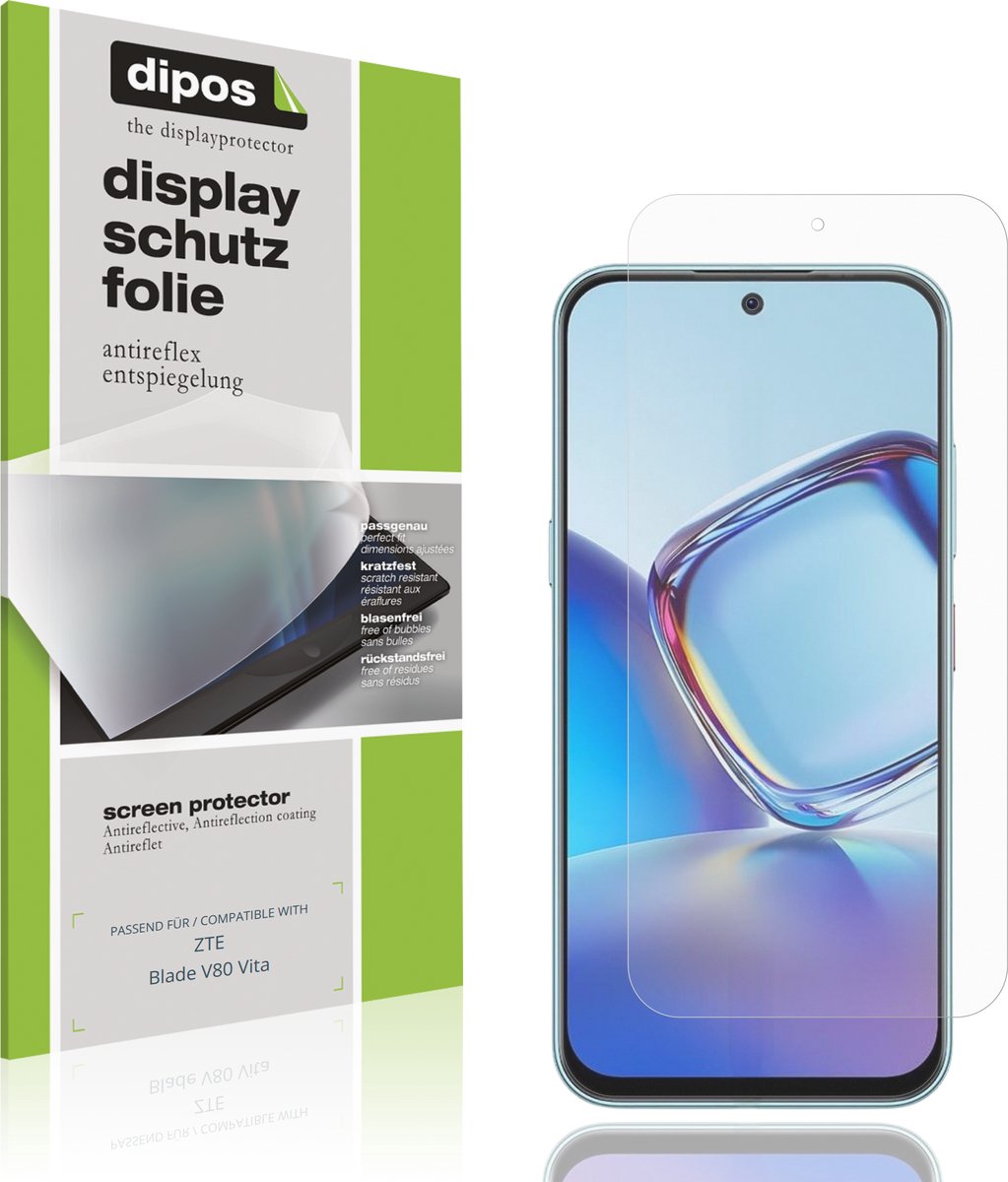 dipos – 4x Matte Beschermfolie geschikt voor ZTE Blade V80 Vita | Krasbestendige & antireflecterende Screenprotector Ultra-Thin