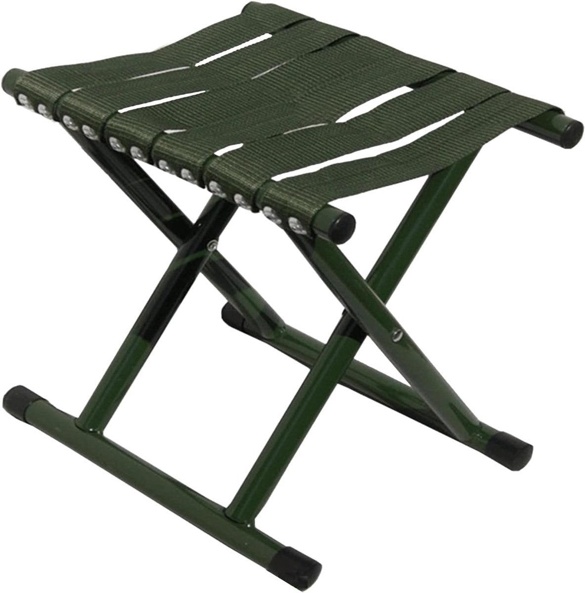 SnelShoppen - Mini Camping Stoel - Vouwbare Lichtgewicht Visstoel - Stabiele Voetsteun - Duurzaam Nylon - Ideaal voor Buiten, Camping, Barbecue, Tuin