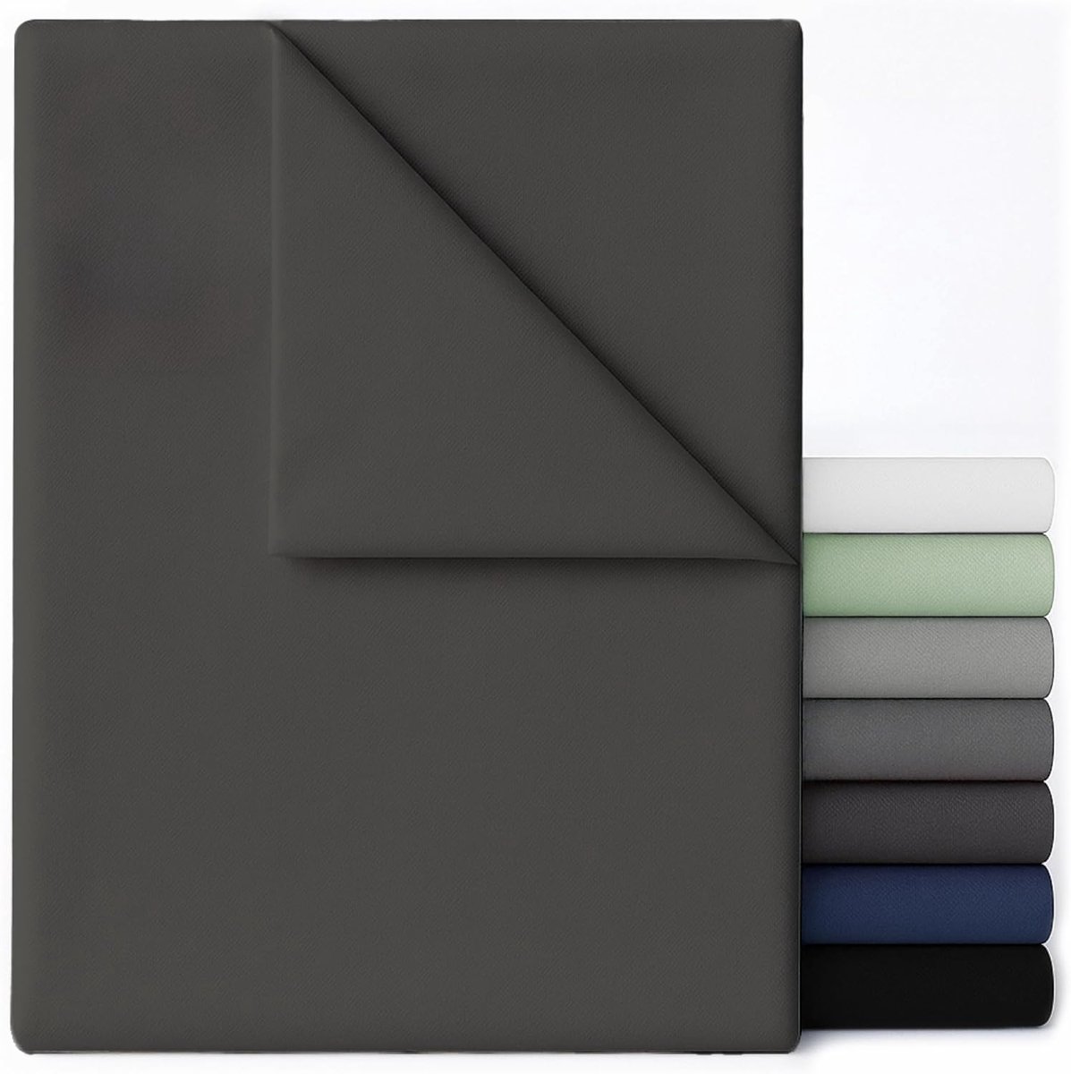 SnelShoppen - Donkere Grijze Beddeken voor 2 Personen 240x280 cm - Ultra Zachte Microfiber voor Tweepersoonsbed 160x200 - Oeko-Tex Certificaat