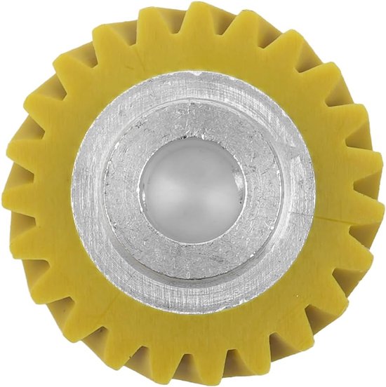 SnelShoppen - Mixer Worm Gear Vervanging Geel met 2 Koolborstels voor Keukenmixers - Geschikt voor 5KSM150, 5KSM45, 5KSM90, 5KSM125, 5KSM175, 5KSM185, — afbeelding 5