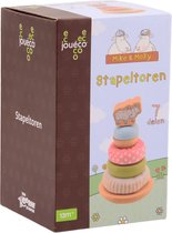 Johntoy stapeltoren Mike & Molly zachte ringen educatief speelgoed.