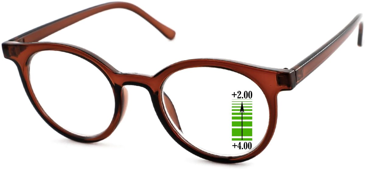 Leesbril-Vista-Bonita-CLASSIC Multifocaal-+4.00-Crafty Brown