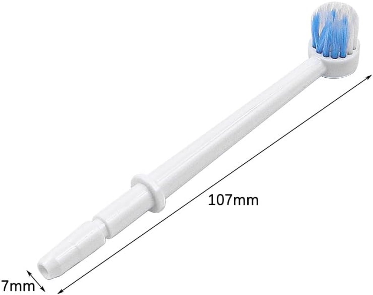 SnelShoppen - 6 Pcs Vervangende Tips voor Water Flosser, Flosser Navullingen, Mondirrigator, Blauw, Paars, Zwart, Wit, Voor Diepe Tandreiniging thumbnail 6