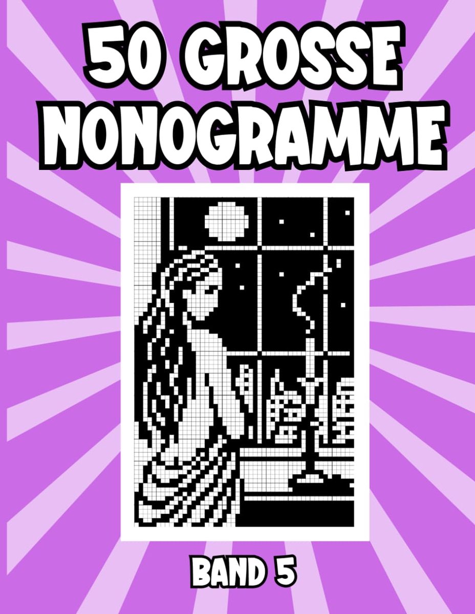 SnelShoppen - 50 Grote Nonogrammen Band 5: Logische Japanse Puzzels voor Beginners en Professionals, Perfect voor Puzzelplezier, Denkspelletjes en Vri