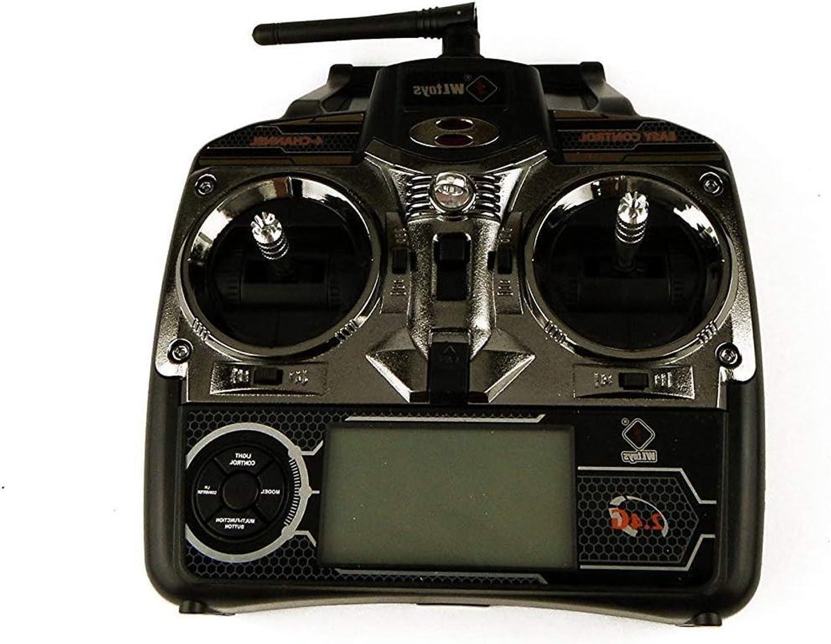 Afstandsbediening - Controller - Helicopter Besturen - 4 Kanalen LCD - 2.4 GHz - Zwart